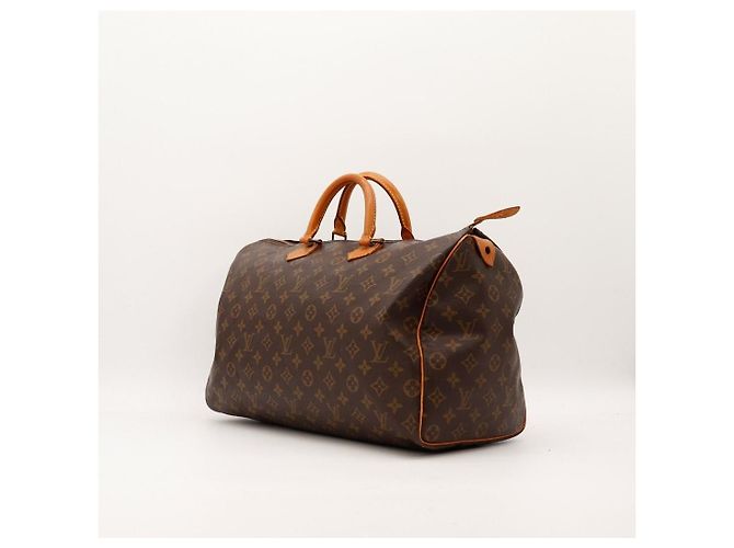 Borsa Louis Vuitton Speedy 35 Monogram Canvas Marrone - vista 2