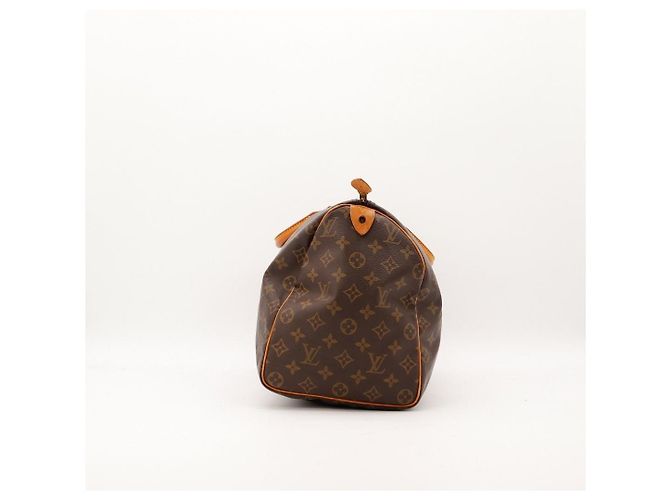 Borsa Louis Vuitton Speedy 35 Monogram Canvas Marrone - vista 3