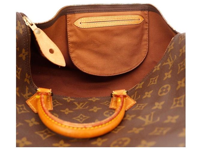 Borsa Louis Vuitton Speedy 35 Monogram Canvas Marrone - vista 6