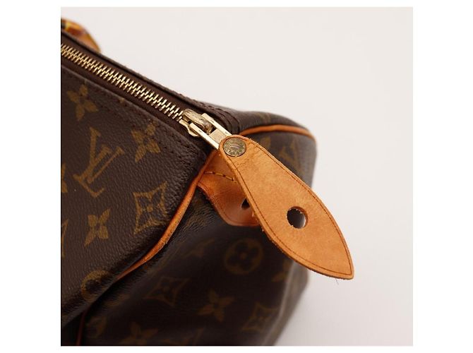 Borsa Louis Vuitton Speedy 35 Monogram Canvas Marrone - vista 9