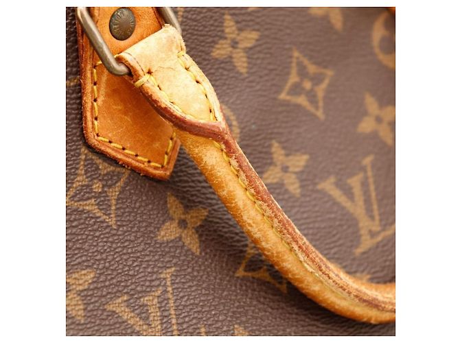 Borsa Louis Vuitton Speedy 30 Monogram Canvas Marrone - vista 11