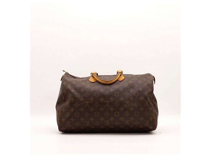 Borsa Louis Vuitton Speedy 30 Monogram Canvas Marrone - vista 4