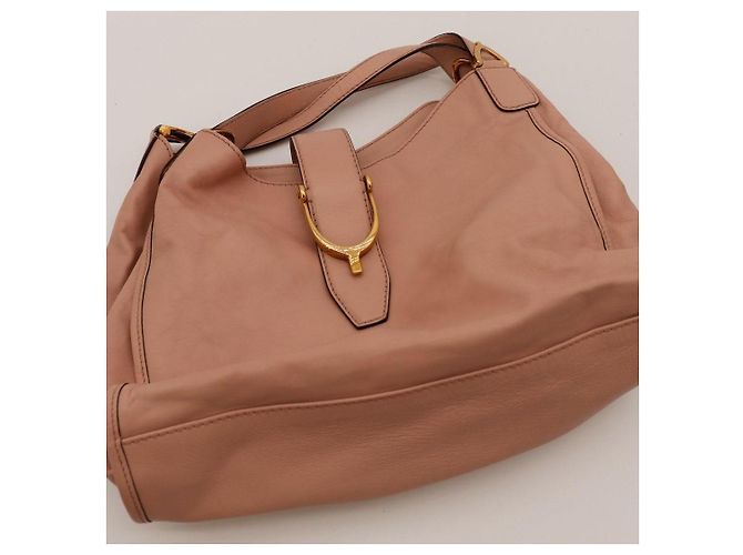 Borsa Hobo Gucci Jackie Beige - vista 6