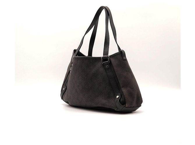 Borsa a tracolla in tela Monogram Gucci Marrone scuro - vista 2