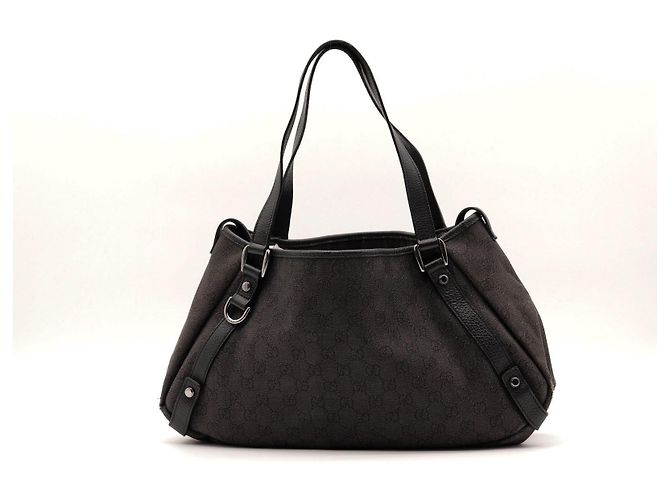 Borsa a tracolla in tela Monogram Gucci Marrone scuro - vista 3