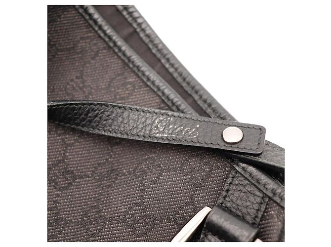 Borsa a tracolla in tela Monogram Gucci Marrone scuro - vista 7