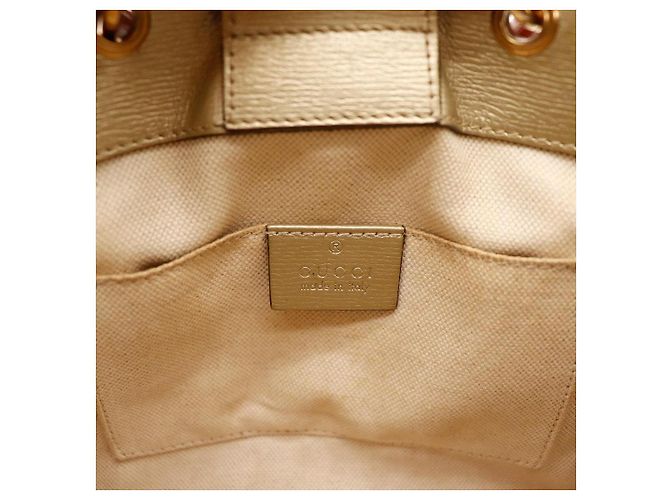 Borsa Gucci Bamboo Shopper con Stampa Floreale Rosa Rosso Beige Verde - vista 8