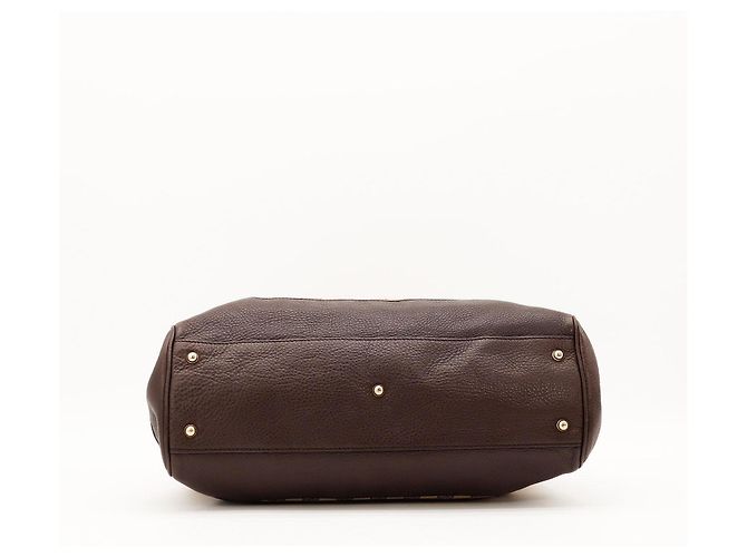 Bolsa Tote Gucci Bamboo Shopper Marrom Monograma - vista 5