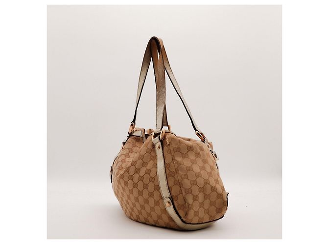 Borsa Hobo in tela Monogram Gucci Beige D'oro - vista 2