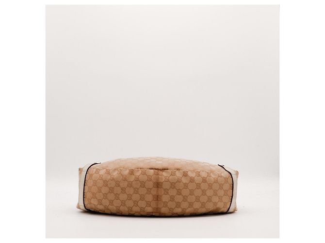 Borsa Hobo in tela Monogram Gucci Beige D'oro - vista 5