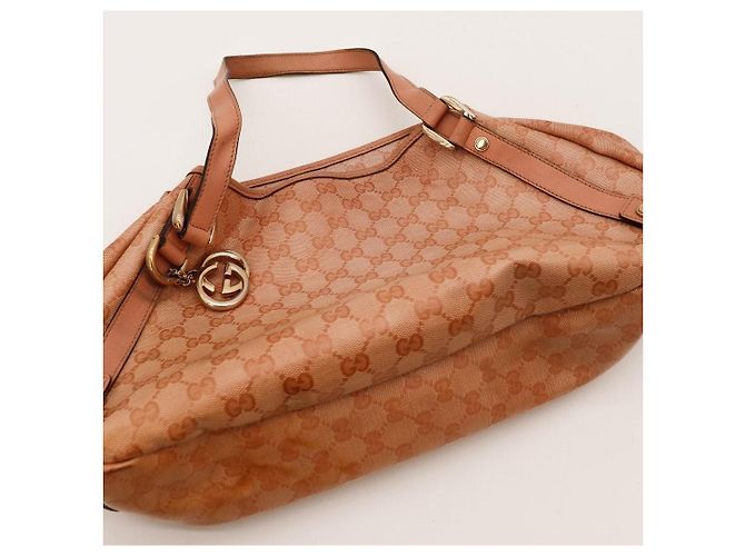 Borsa a tracolla in tela Monogram Gucci Beige - vista 6