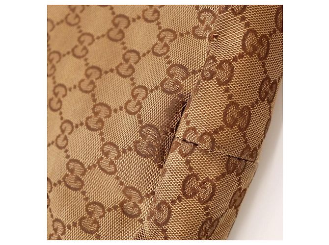 Gucci Monogram Canvas Schultertasche Braun Monogramm - Ansicht 10
