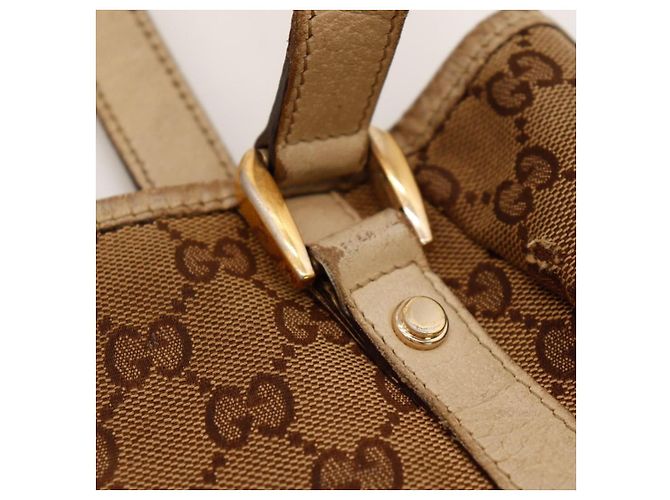 Gucci Monogram Canvas Schultertasche Braun Monogramm - Ansicht 11
