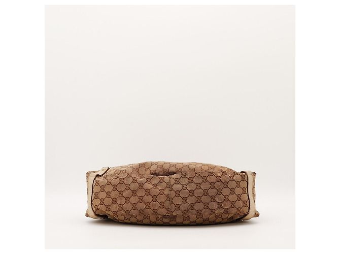 Gucci Monogram Canvas Schultertasche Braun Monogramm - Ansicht 5