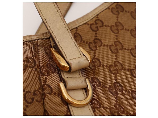 Gucci Monogram Canvas Schultertasche Braun Monogramm - Ansicht 8