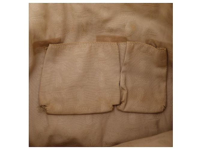 Borsa Tote in tela monogram Gucci Marrone Beige - vista 9