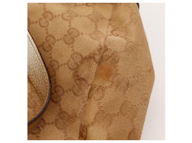 Sac à bandoulière en toile monogramme Gucci Marron - vue 10