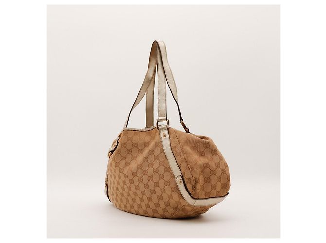 Sac à bandoulière en toile monogramme Gucci Marron - vue 2