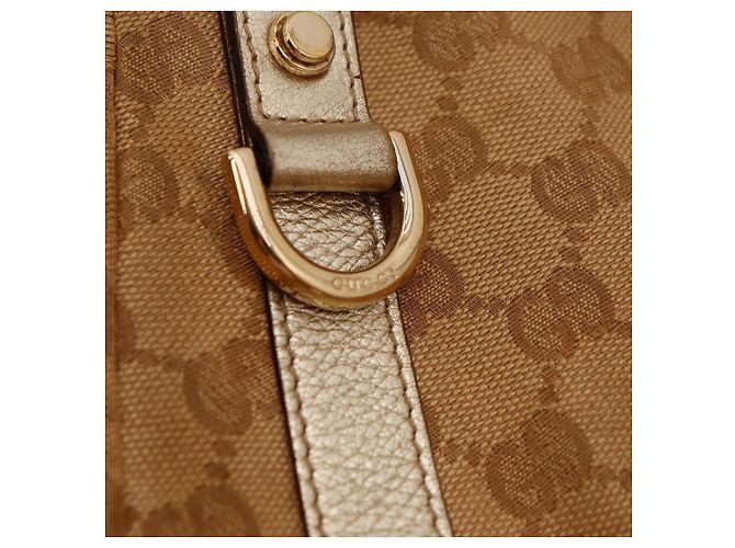 Sac à bandoulière en toile monogramme Gucci Marron - vue 9