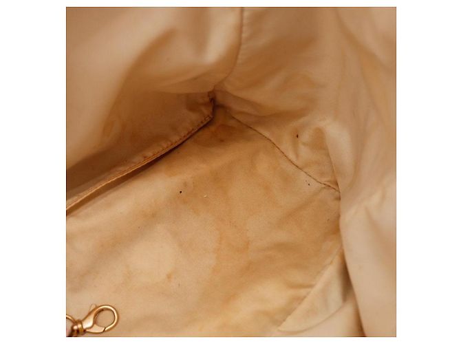 Borsa Tote Chanel in tessuto rosa Beige - vista 8