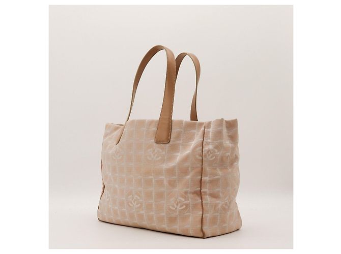 Chanel Cambon Ligne Borsa Tote Beige - vista 2
