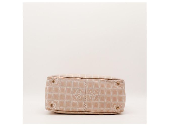 Chanel Cambon Ligne Borsa Tote Beige - vista 5