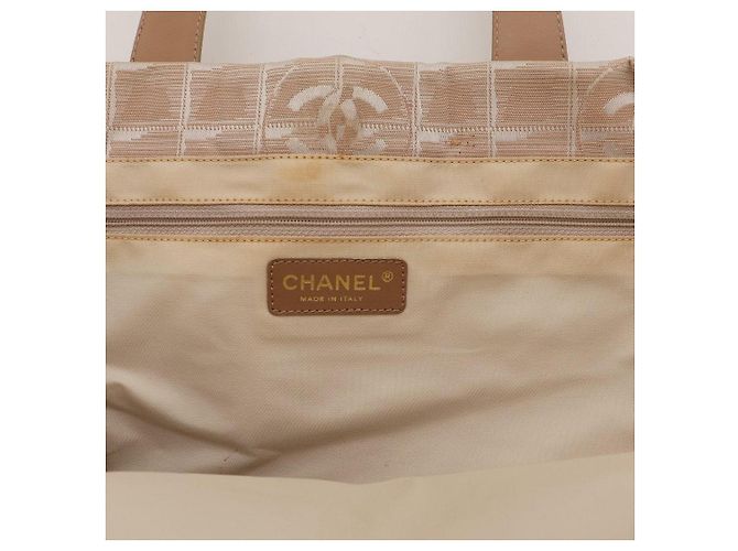 Chanel Cambon Ligne Borsa Tote Beige - vista 7
