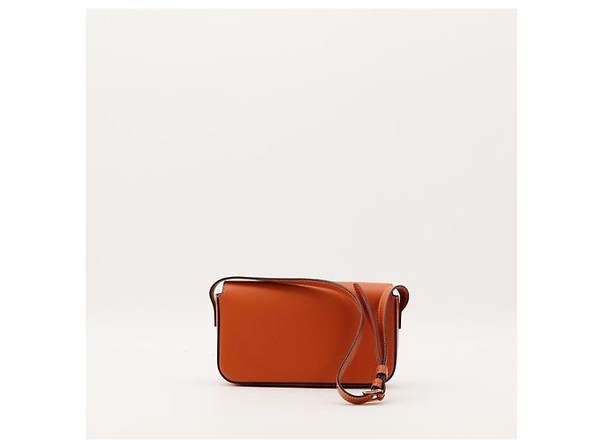 Céline Borsa Triomphe in pelle di vitello Marrone - vista 3