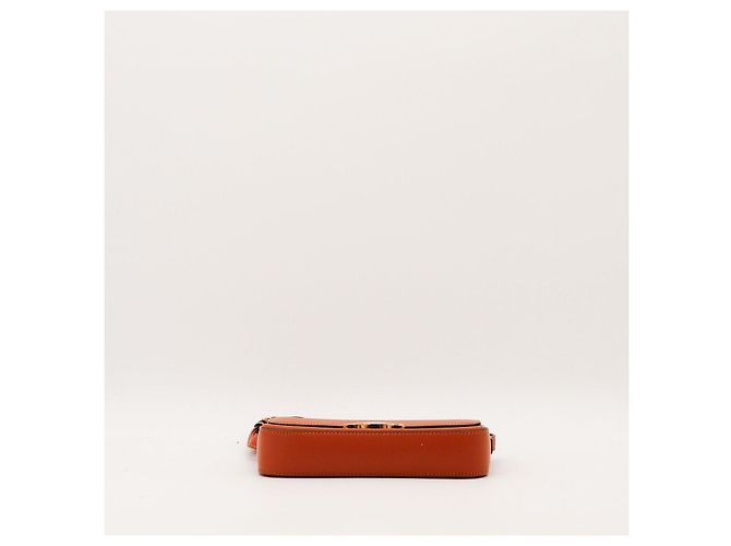 Céline Borsa Triomphe in pelle di vitello Marrone - vista 5