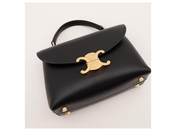 Céline Celine Triomphe Tasche Schwarz - Ansicht 6
