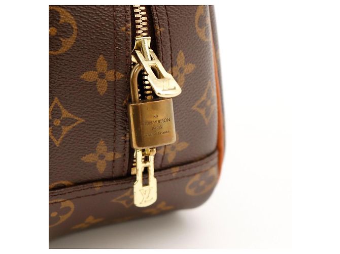Borsa Louis Vuitton Monogram Canvas Speedy 30 Marrone Monogramma - vista 10