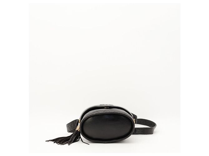 Vanity Beauty case Chanel in pelle trapuntata nera Nero - vista 5