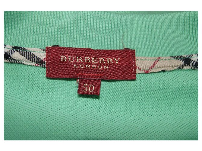 Burberry Polo sin mangas de algodón verde - vista 4