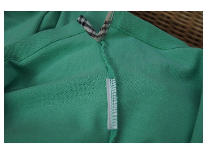 Burberry Polo sin mangas de algodón verde - vista 6