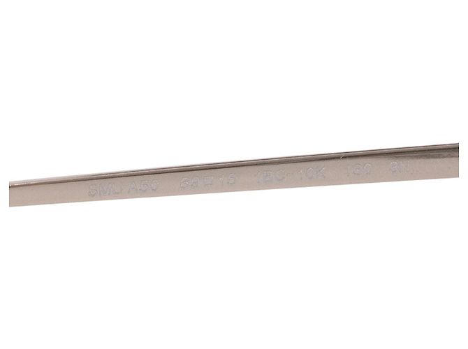 Miu Miu Sonnenbrille mit Metallrahmen Blau Metallisch - Ansicht 6