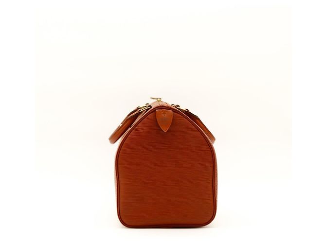 Borsa Louis Vuitton Speedy 30 Epi Leather Marrone - vista 4