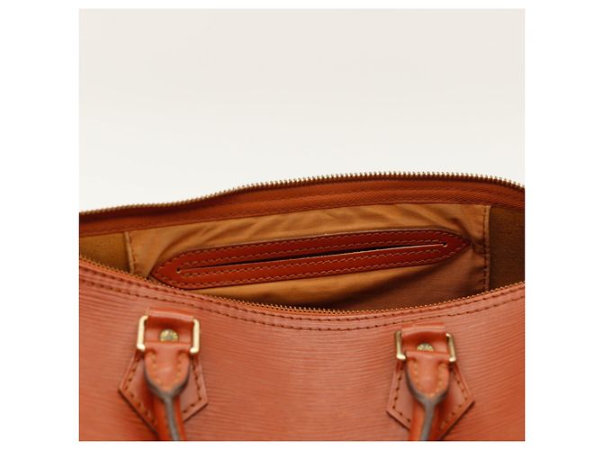 Borsa Louis Vuitton Speedy 30 Epi Leather Marrone - vista 7