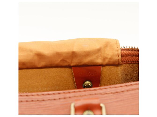 Borsa Louis Vuitton Speedy 30 Epi Leather Marrone - vista 8