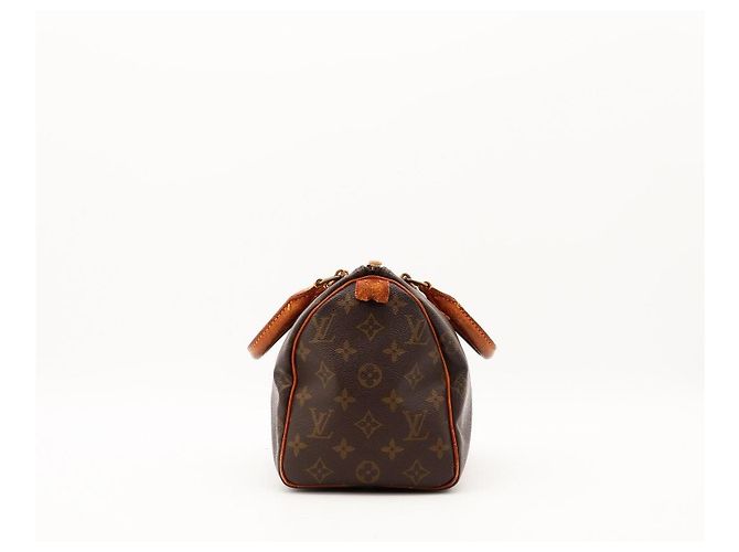 Borsa Louis Vuitton Speedy 30 Monogram Canvas Marrone Monogramma - vista 3