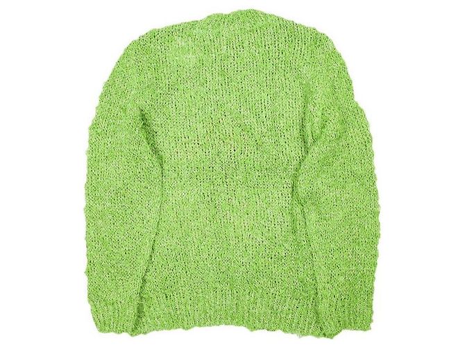 Autre Marque Top de manga larga Kota Gushiken SUMMER VAN GOGH de punto de algodón Verde - vista 2