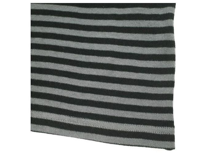 Autre Marque Camiseta de punto de algodón a rayas Slopeslow Negro Gris - vista 7