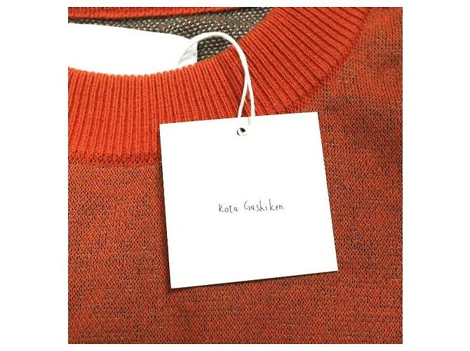 Autre Marque Camiseta de punto de algodón Kota Gushiken Kiyomizu Dera Tee Naranja - vista 4