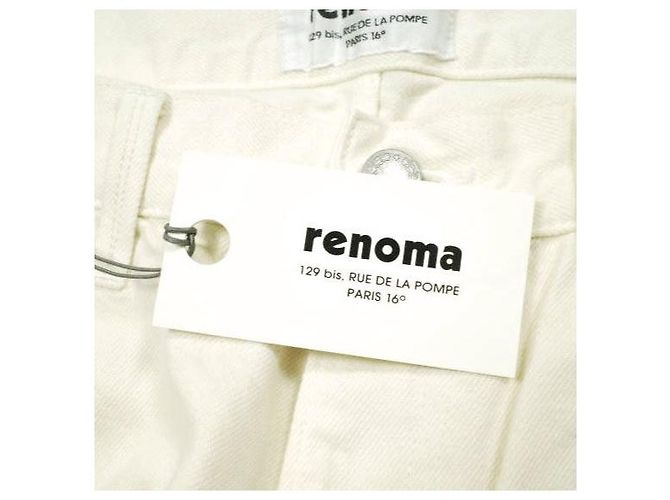 Autre Marque Pantalones vaqueros Renoma Les Halles Blanco - vista 4