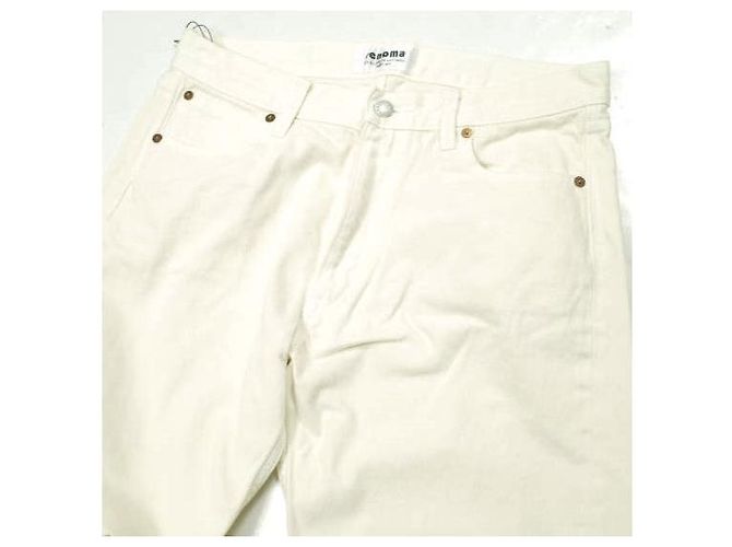 Autre Marque Pantalones vaqueros Renoma Les Halles Blanco - vista 6