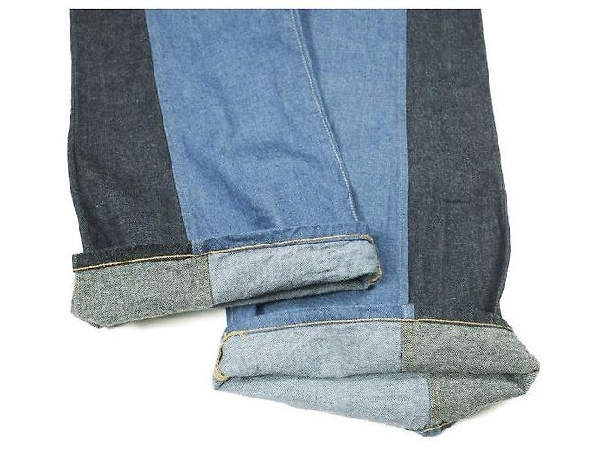 Autre Marque pantalones de denim de algodón renoma SAINT-DENIS Azul - vista 10