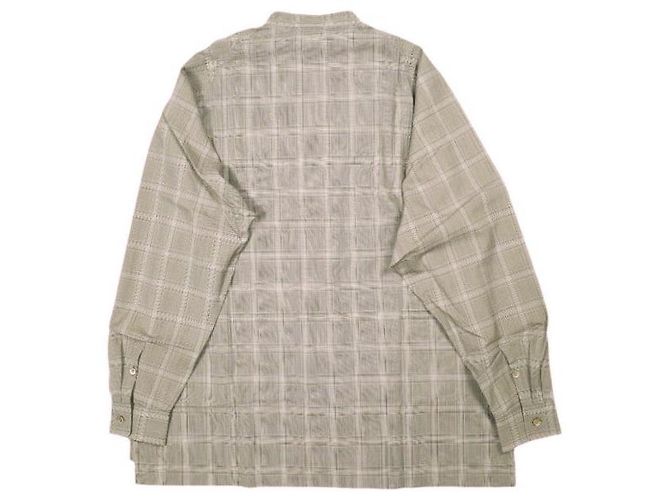Autre Marque Camicia un/unbient con collo alto in lana Marrone - vista 2