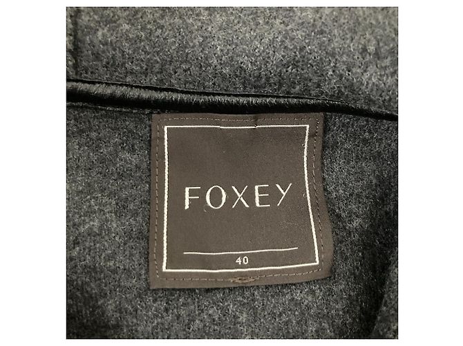 Autre Marque Abrigo de lana FOXEY Graceful Mantle Castaño - vista 4