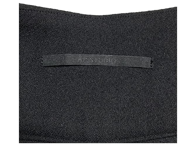 Autre Marque Falda acampanada AP STUDIO Negro - vista 4