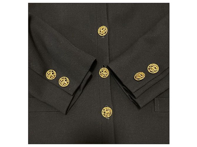 Chaqueta Burberry sin cuello de lana Azul Azul marino - vista 5