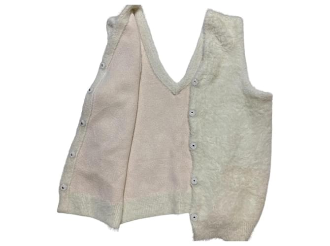 Autre Marque Chaleco Mystrada Feather Blanco - vista 3